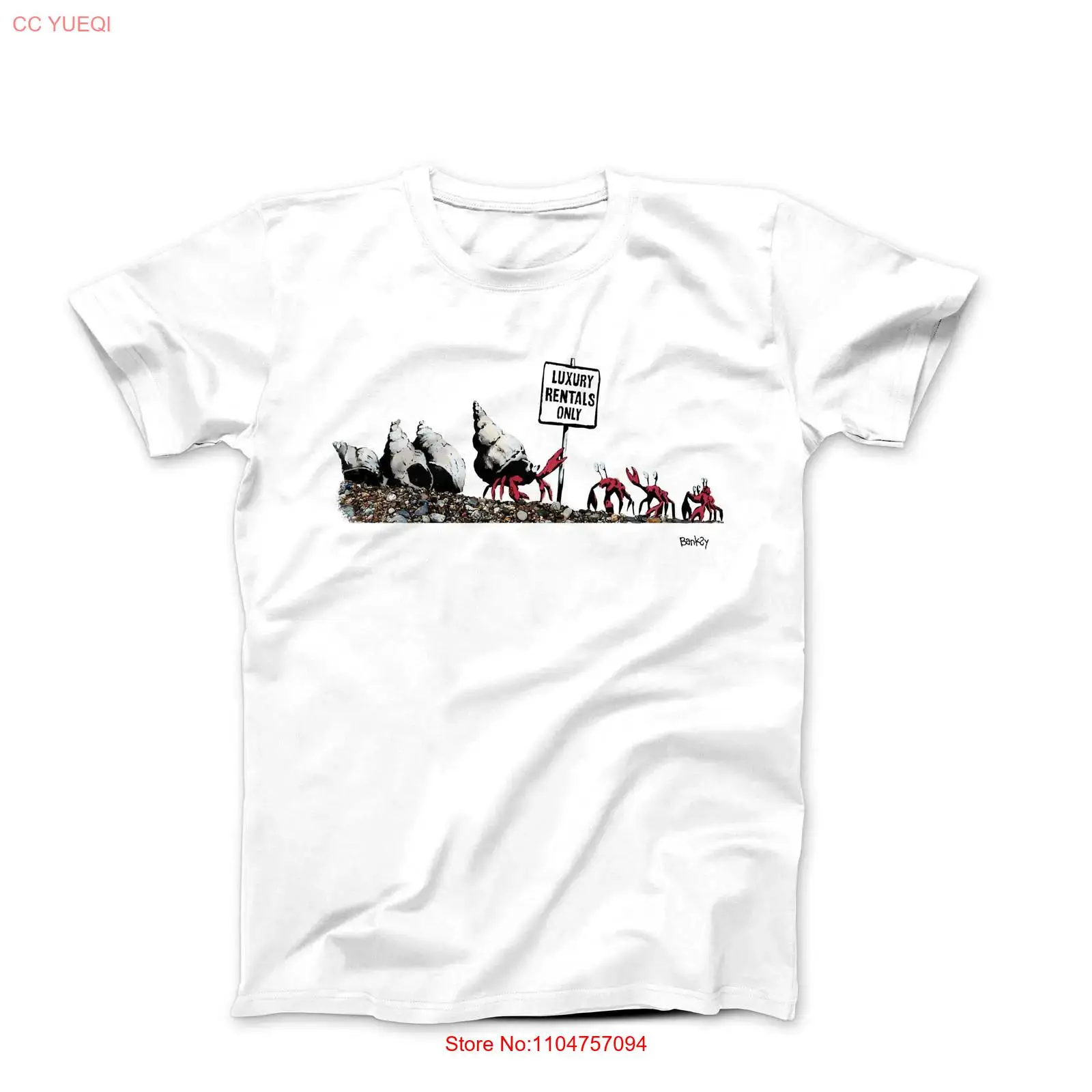 Vintage Fashion Rental - Koszulka Banksy Luxury Rentals Only Street