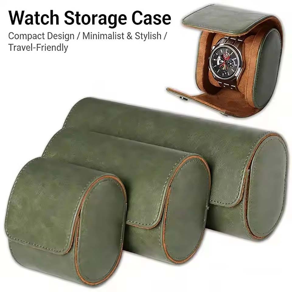 Vintage Fashion Tags - Etui podróżne na zegarki, 1/2/3 przegródki,
