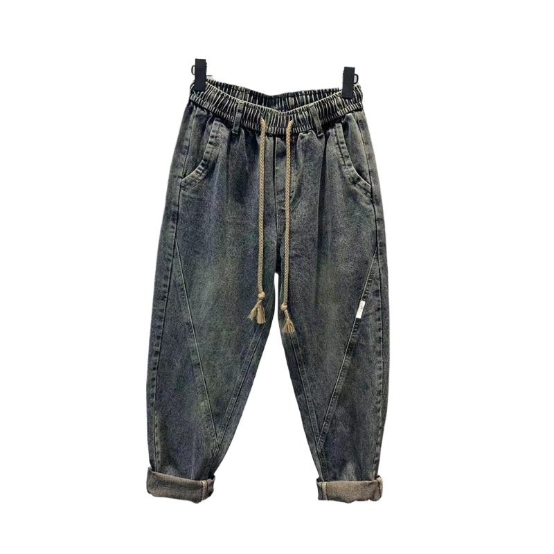 Retro Track Pant - Wiosna Jesień 2025 Koreański styl Luźny