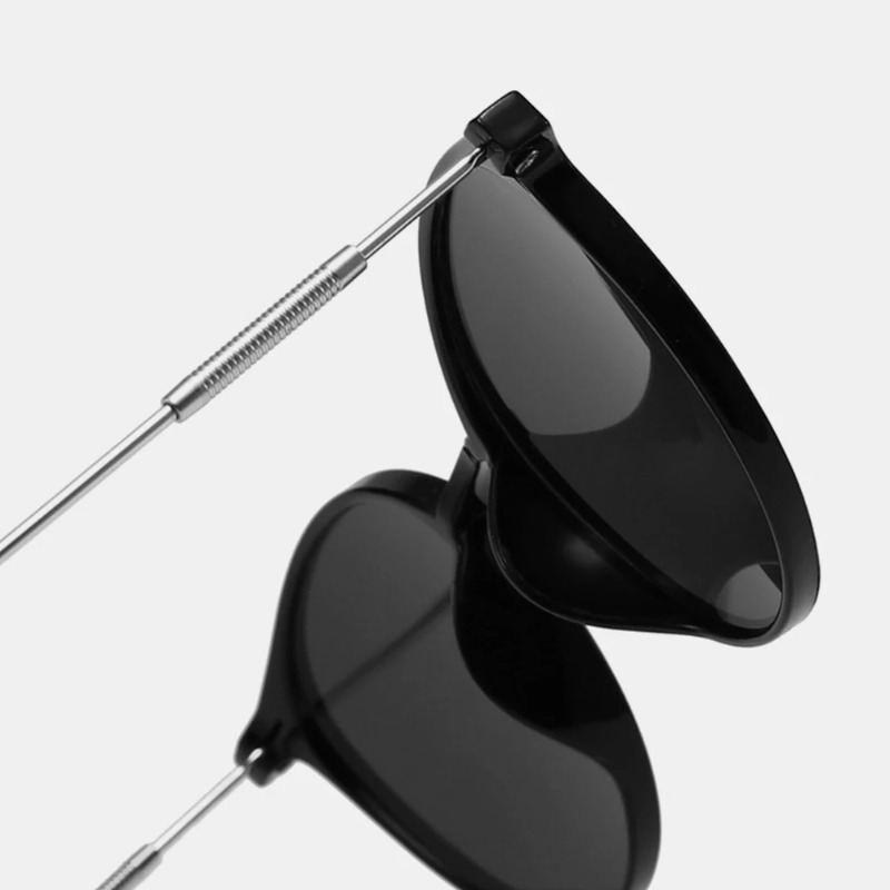 Nowe Okrągłe Okulary Przeciwsł – Vintage Fashion De recenzja i cena