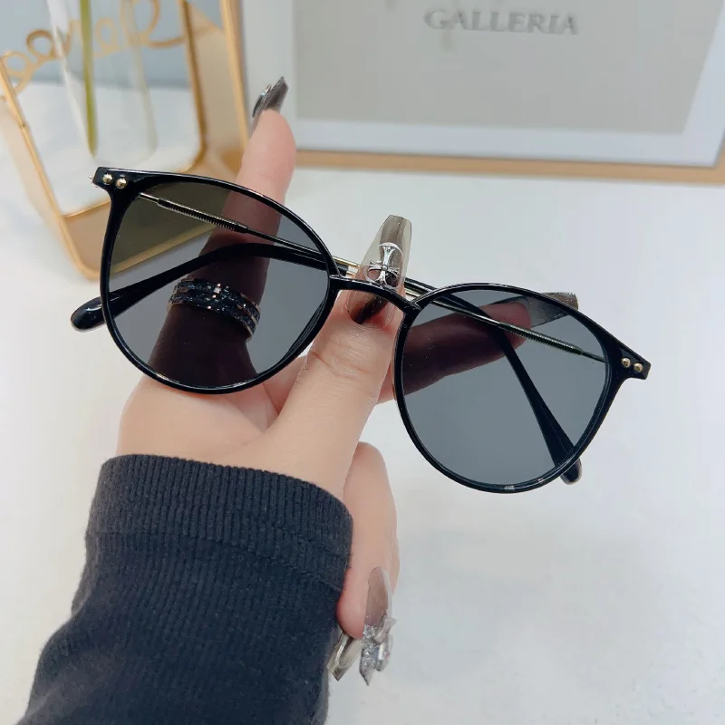 Nowe Okrągłe Okulary Przeciwsł – Vintage Fashion De recenzja i cena