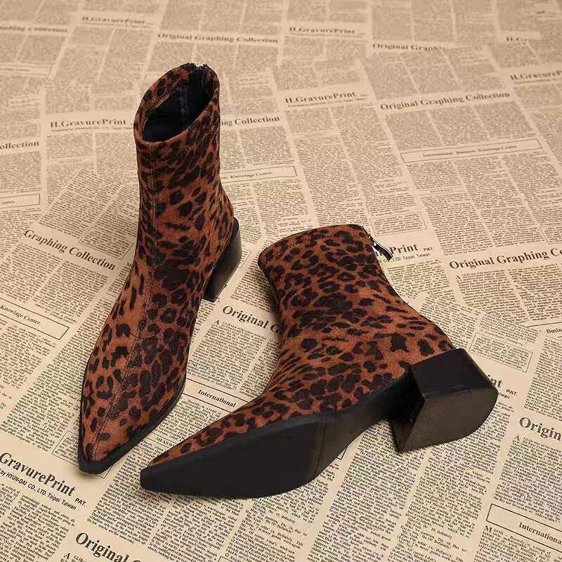 Nowe Damskie Botki na Niskim O – Vintage Fashion Online recenzja i cena