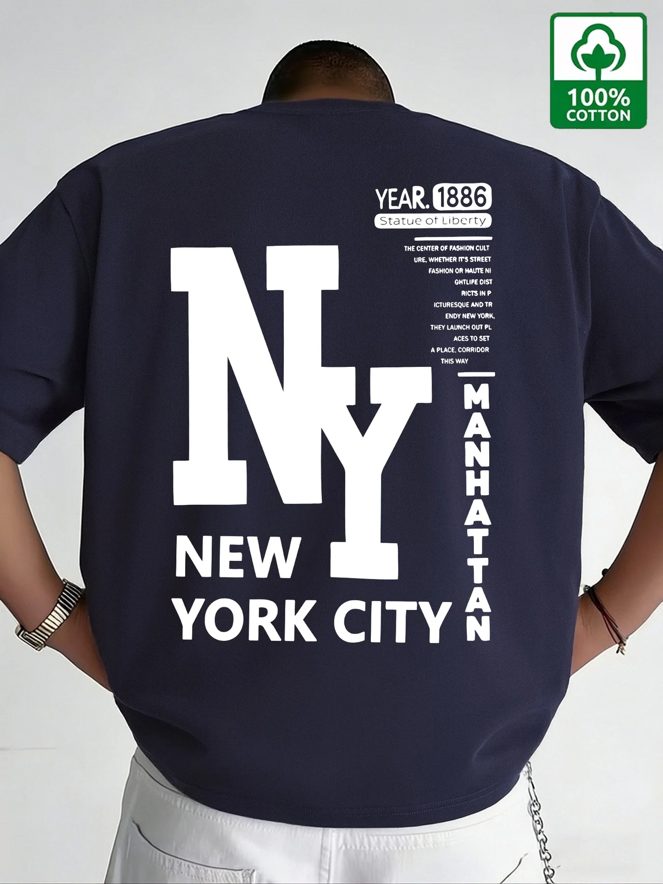 Męska koszulka NYC, bawełniana – Vintage Fashion Nyc recenzja i cena