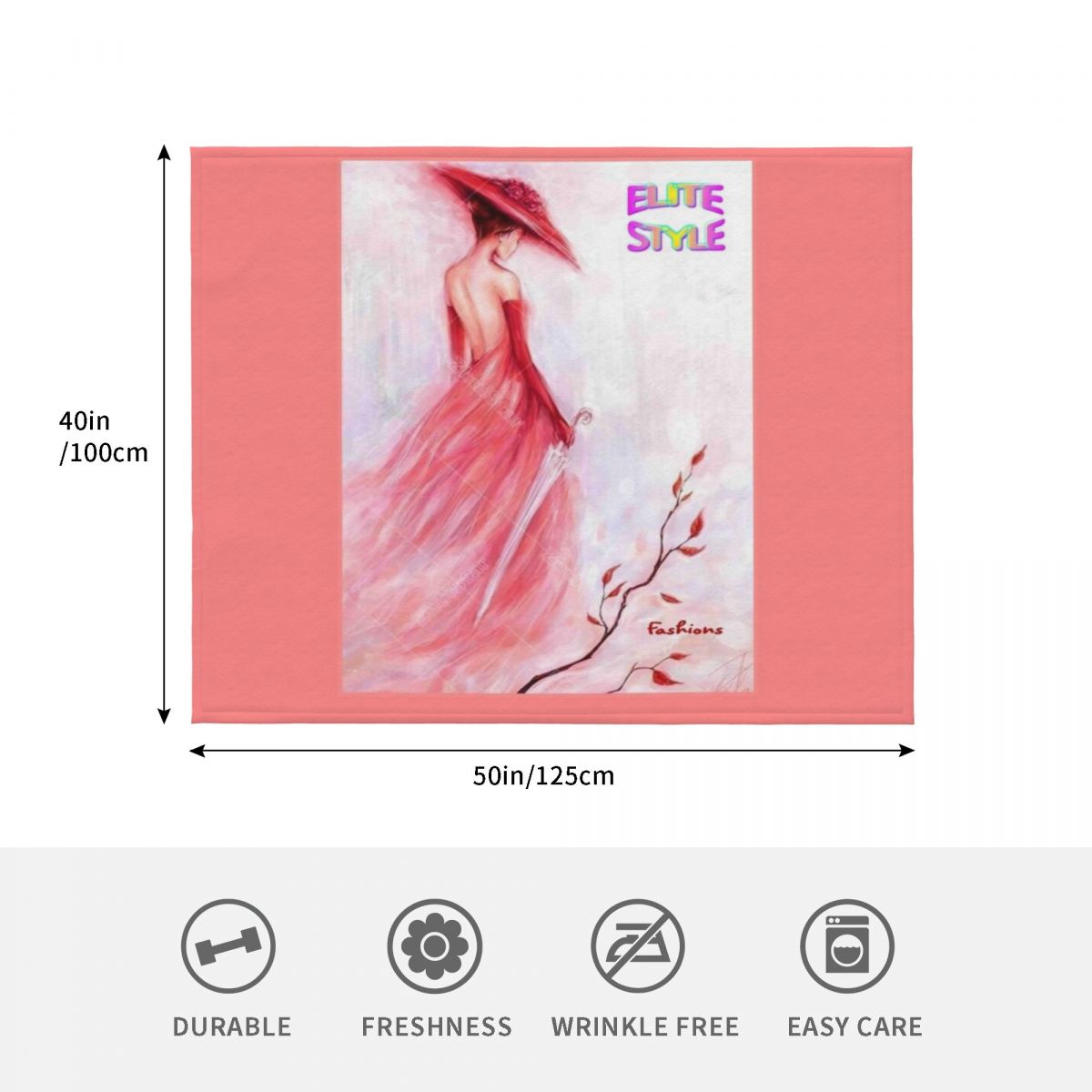 ELITE STYLE: Koc z nadrukiem r – Vintage Fashion Magazines recenzja i cena
