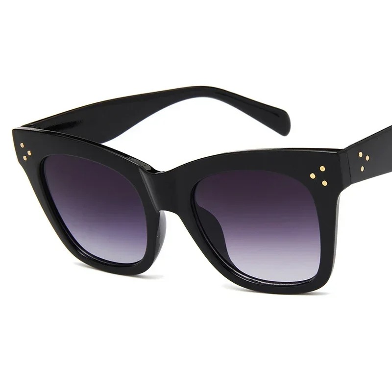 Kwadratowe Okulary Przeciwsłon – Vintage Fashion De recenzja i cena