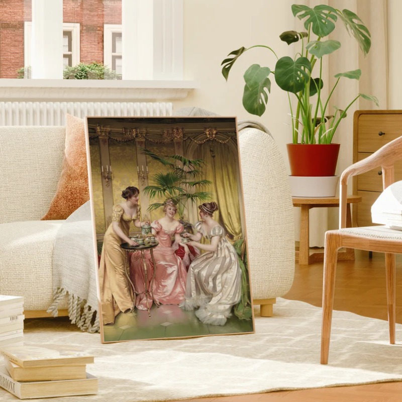 Plakat z portretem kobiet z cz – Vintage Victorian Fashion recenzja i cena