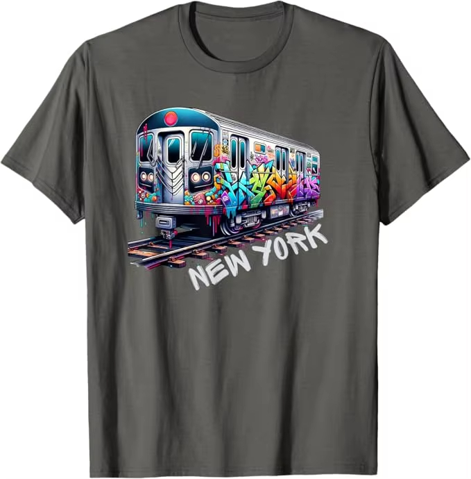 Koszulka w stylu graffiti z po – Vintage Fashion Nyc recenzja i cena