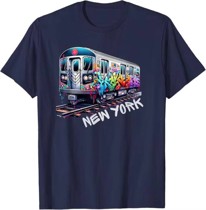 Koszulka w stylu graffiti z po – Vintage Fashion Nyc recenzja i cena