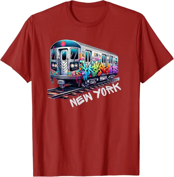 Koszulka w stylu graffiti z po – Vintage Fashion Nyc recenzja i cena