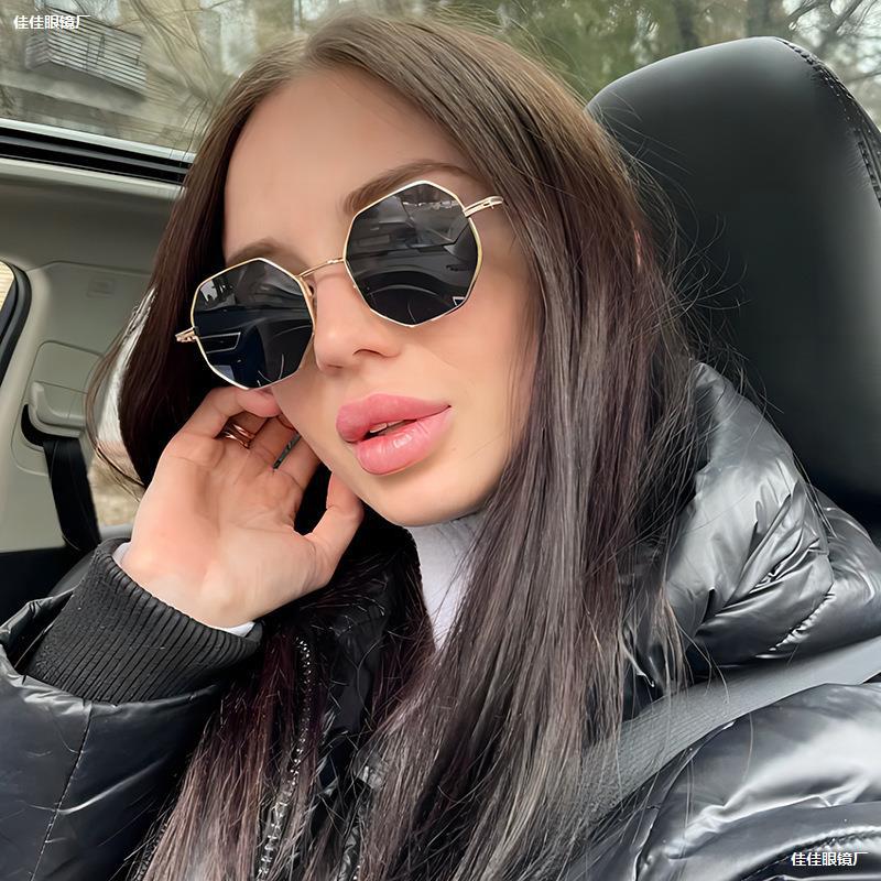 Kwadratowe Metalowe Okulary Pr – Vintage Fashion De recenzja i cena
